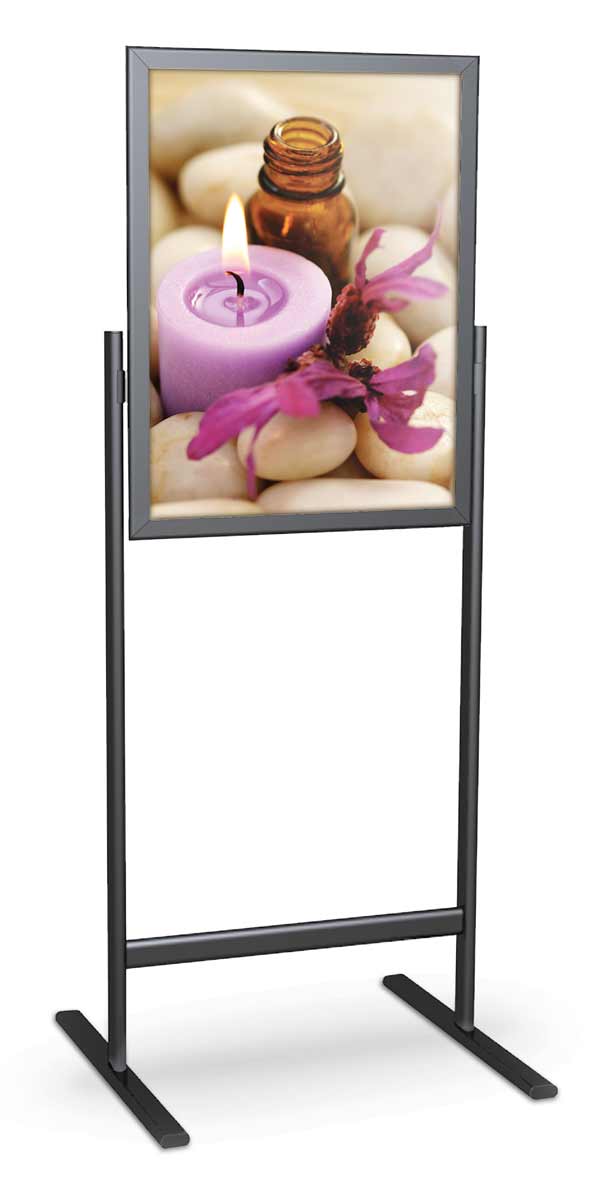 SnapFrame Poster Stands | Floor Standing Sign Holders | Display Aisle