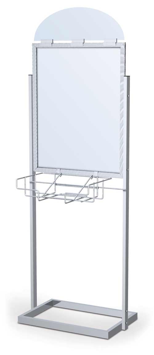 Poster Stands Open Base Floor Standing Sign Holders Display Aisle