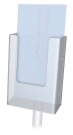 4 inch wide clear acrylic pamphlet holder