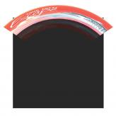 Tension Fabric Displays/Backwalls - Formulate 10 feet Horizontal Curve