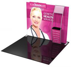 Tension Fabric Displays/Backwalls - Formulate 10 feet Straight Curve