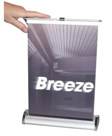 TableTop Sign Holders - Breeze retractable table top stand