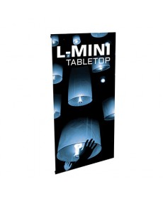 L-Mini table top banner stand