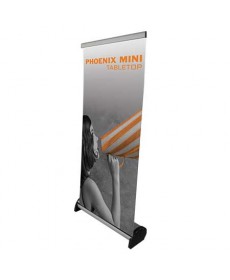 Phoenix Mini retractable countertop banner stand