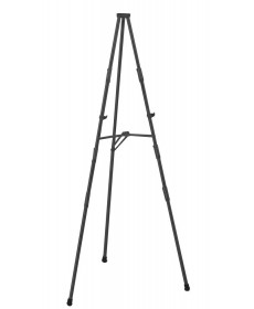 Black texture metal floor easel