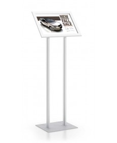17x11 Angled pedestal stand dual upright