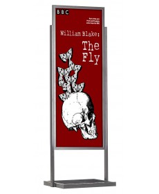 1 Tier Large Poster Info Board Sign Stand