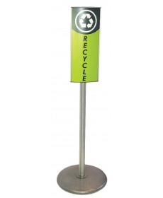 Curved 2 sided sign frame suitable for information signage