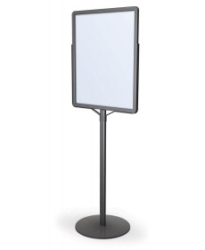 22"W x 28"H poster sign holder stand black