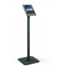Floor standing iPad stand for retail with locking enclosure