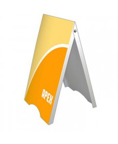 Double-sided polystyrene outdoor sidewalk A-frame sign stand