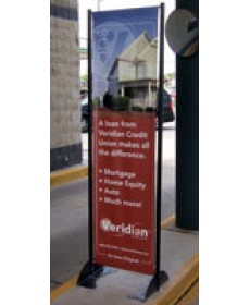 6' Messenger Outdoor sign display stand