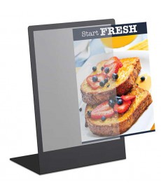 11x17 metal back tabletop sign holder with acrylic pocket