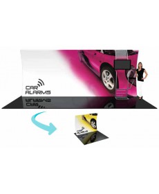 Tension Fabric Displays - Formulate Master 20ft Vertical Curve
