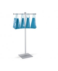 Trade show bag rack stand