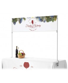 6' or 8' tradeshow presentation table header kit