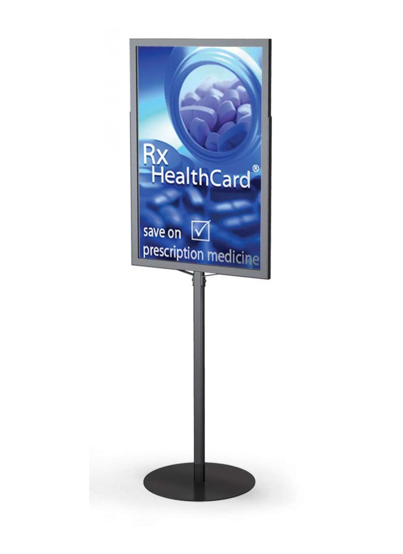 24 x 36 Poster Stand, Double Sided, 6' High, Floor Standing Sign Holders