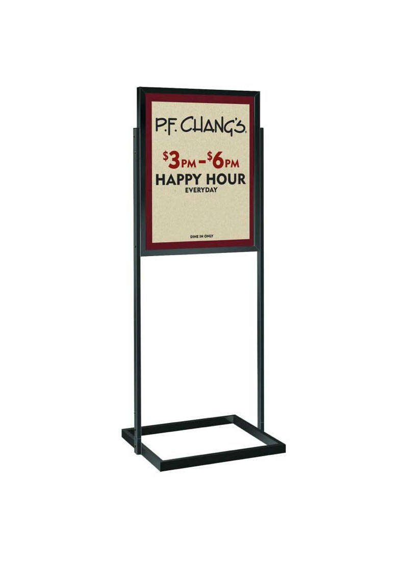 Poster Stand Open Base 22wX28h