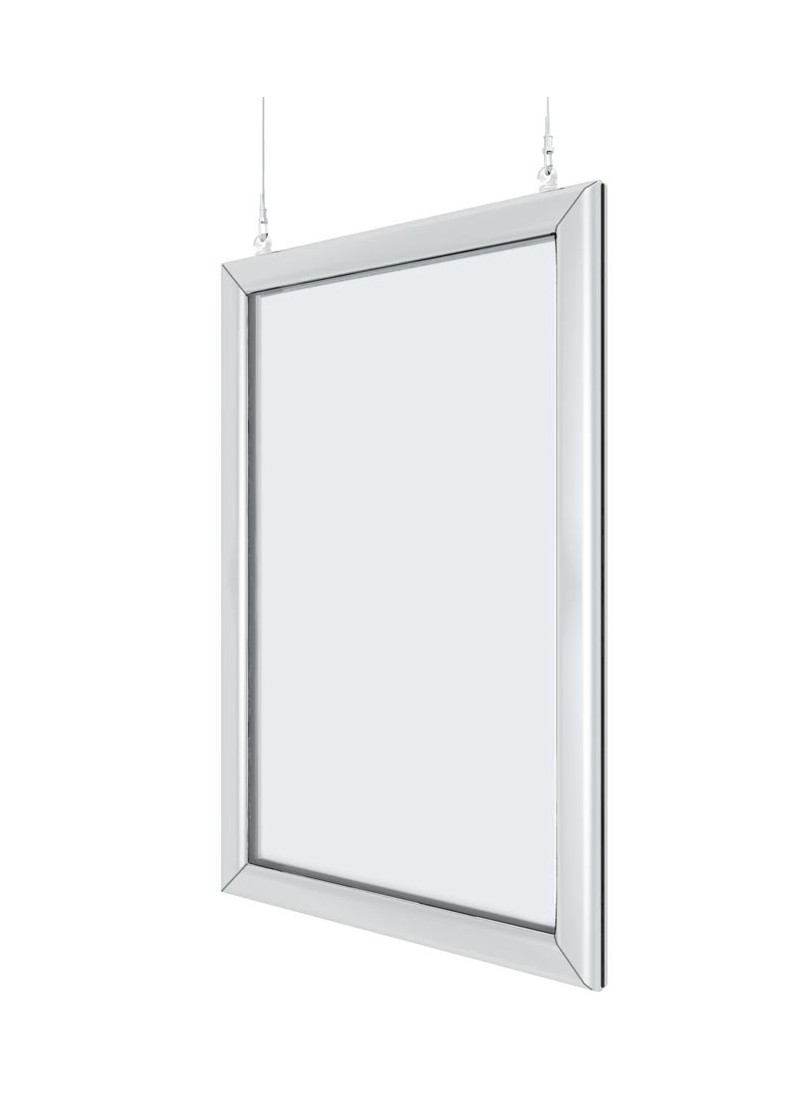 Ceiling Hanging Aluminum Poster Frames Hanging Graphic Hardware