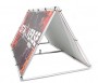 Portable Billboard Banner Display, Outdoor Banner Frame Foundation