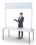 Trade Show Accessories - Telescopic Clamp-On Header Kit for Presentation Table