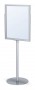 18"x24" floor standing sign holder stand with weighted metal base