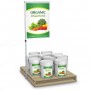 Adjustable Pallet Retail banner Display Stand