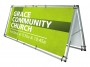 Horizontal A-Frame Outdoor Banner Stand Monsoon
