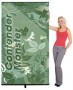 47.5” wide Contender Monster banner stand with padded bag 