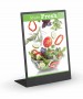 TableTop Sign Holders - 8.5"w x 11"h Acrylic Pockets with Metal Backs