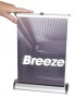 Tabletop retractable banner stand 8.5x11 Breeze 1