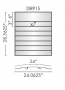 Changeable directory sign frame: DIRP15