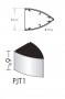 Wayfinding Signs - Triangular Projecting Frames (Curved): PJT1