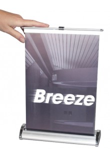 TableTop Sign Holders - Breeze retractable table top stand