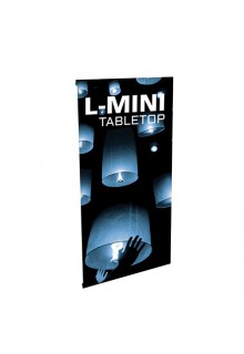 L-Mini table top banner stand