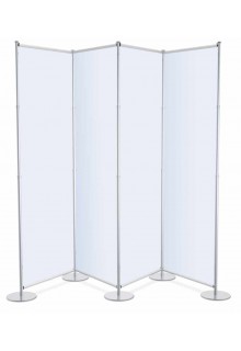 4 Section Partition graphic sign holder stand