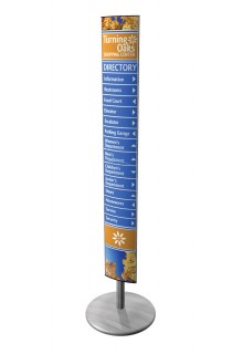 60" directory sign holder stand Info Center