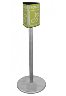 Three-Sided sign holder stand