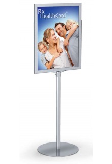 22x28 poster sign stand with weighted metal base
