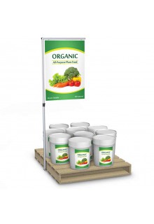 Adjustable Pallet Retail banner Display Stand