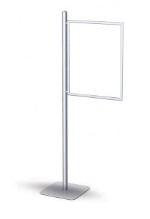 Floor Standing Sign Holders - SignPost Side Hung Perfex Frame Stand 24"wx36"h