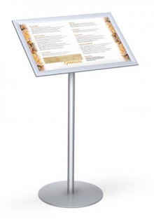 Floor Standing Sign Holders - SnapFrame Pedestal Stand 14"x22"