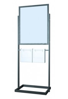 Floor Standing Sign Holders - Information Stands - Welded Base: LF3LT3