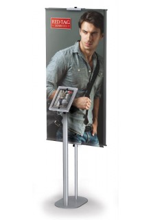 Hybrid Pro Tablet holder stand with banner holders