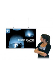 Hanging Displays - Poster Snapper Aluminum hanging rails