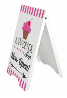 Outdoor Displays - Apex Plastic A-Frame Sidewalk Sign Stand