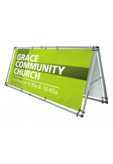 frame outdoor monsoon billboard banner stand horizontal ft displays sign
