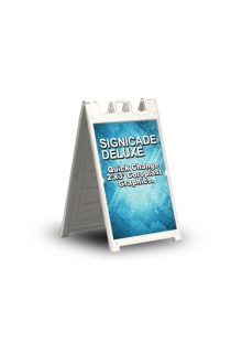 Signicade Outdoor sign deluxe white