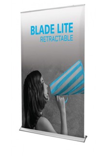 47.25” wide roll-up banner stand Blade Lite 1200