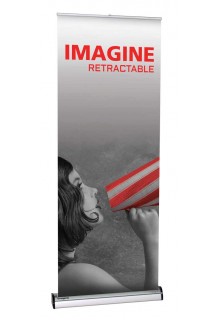 Imagine 800 rollup banner stand with removable graphic cassette
